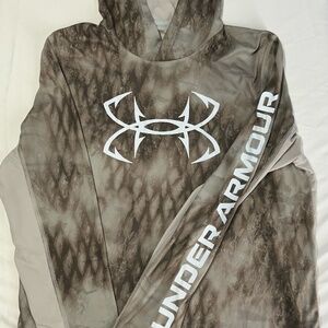 Under Armour Men's Small ISO Chill Tan Camo Hoody